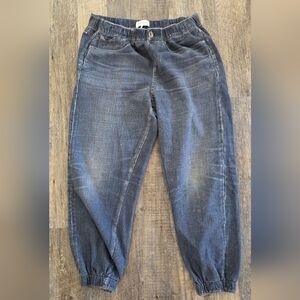 Rag & Bone Miramar Jogger Faux Denim Printed Sweatpant Jeans Comfort Stretch XL